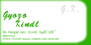 gyozo kindl business card